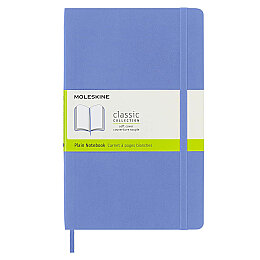 Moleskine Yumuşak Kapak Çizgisiz Defter L Boy 13x21 cm. 192 Sayfa Ortanca Mavi - Moleskine