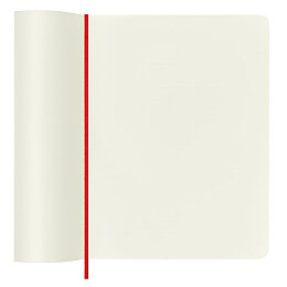 Moleskine Yumuşak Kapak Çizgisiz Defter XL Boy 19x25 cm. 192 Sayfa Kızıl Kırmızı - 4
