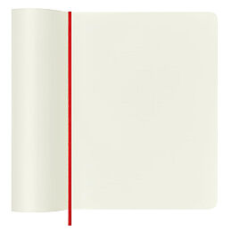 Moleskine Yumuşak Kapak Çizgisiz Defter XL Boy 19x25 cm. 192 Sayfa Kızıl Kırmızı - 4