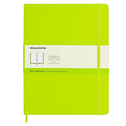 Moleskine Yumuşak Kapak Çizgisiz Defter XL Boy 19x25 cm. 192 Sayfa Limon Yeşili - Moleskine