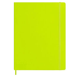 Moleskine Yumuşak Kapak Çizgisiz Defter XL Boy 19x25 cm. 192 Sayfa Limon Yeşili - 2