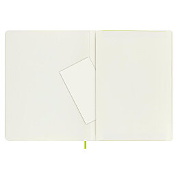 Moleskine Yumuşak Kapak Çizgisiz Defter XL Boy 19x25 cm. 192 Sayfa Limon Yeşili - 3