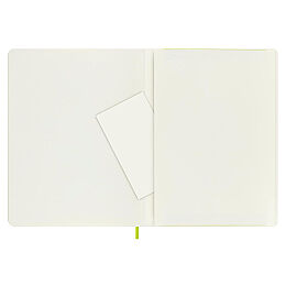 Moleskine Yumuşak Kapak Çizgisiz Defter XL Boy 19x25 cm. 192 Sayfa Limon Yeşili - 3