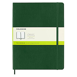 Moleskine Yumuşak Kapak Çizgisiz Defter XL Boy 19x25 cm. 192 Sayfa Mersin Yeşili - Moleskine