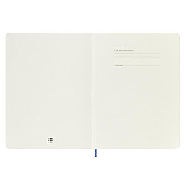 Moleskine Yumuşak Kapak Çizgisiz Defter XL Boy 19x25 cm. 192 Sayfa Ortanca Mavi - 4