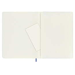 Moleskine Yumuşak Kapak Çizgisiz Defter XL Boy 19x25 cm. 192 Sayfa Ortanca Mavi - 6