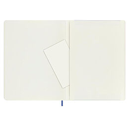 Moleskine Yumuşak Kapak Çizgisiz Defter XL Boy 19x25 cm. 192 Sayfa Ortanca Mavi - 6