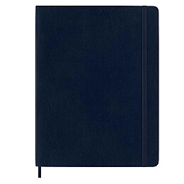 Moleskine Yumuşak Kapak Çizgisiz Defter XL Boy 19x25 cm. 192 Sayfa Safir Mavi - 3