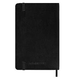 Moleskine Yumuşak Kapak Kareli Defter Cep Boy 9x14 cm. 192 Sayfa Siyah - 3
