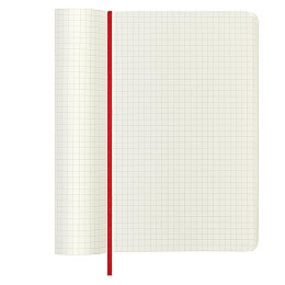 Moleskine Yumuşak Kapak Kareli Defter L Boy 13x21 cm. 192 Sayfa Kızıl Kırmızı - 4