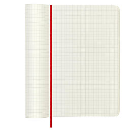Moleskine Yumuşak Kapak Kareli Defter L Boy 13x21 cm. 192 Sayfa Kızıl Kırmızı - 4
