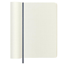 Moleskine Yumuşak Kapak Kareli Defter L Boy 13x21 cm. 192 Sayfa Safir Mavi - 2