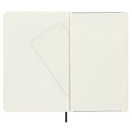 Moleskine Yumuşak Kapak Kareli Defter L Boy 13x21 cm. 192 Sayfa Safir Mavi - 3