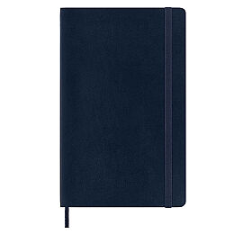 Moleskine Yumuşak Kapak Kareli Defter L Boy 13x21 cm. 192 Sayfa Safir Mavi - 5