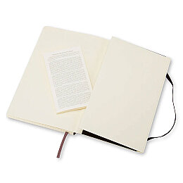 Moleskine Yumuşak Kapak Kareli Defter L Boy 13x21 cm. 192 Sayfa Siyah - 3