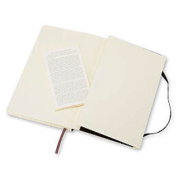 Moleskine Yumuşak Kapak Kareli Defter L Boy 13x21 cm. 192 Sayfa Siyah - 3