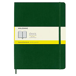 Moleskine Yumuşak Kapak Kareli Defter XL Boy 19x25 cm. 192 Sayfa Mersin Yeşili - 1