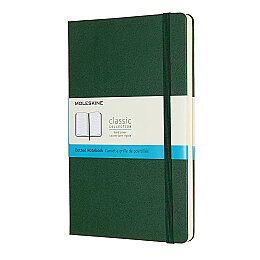 Moleskine Yumuşak Kapak Noktalı Defter L Boy 13x21 cm. 192 Sayfa Mersin Yeşili - Moleskine