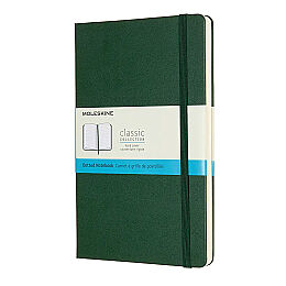 Moleskine Yumuşak Kapak Noktalı Defter L Boy 13x21 cm. 192 Sayfa Mersin Yeşili - 1