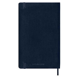 Moleskine Yumuşak Kapak Noktalı Defter L Boy 13x21 cm. 192 Sayfa Safir Mavi - 4