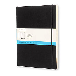 Moleskine Yumuşak Kapak Noktalı Defter XL Boy 19x25 cm. 192 Sayfa Siyah - Moleskine