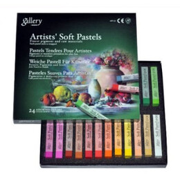 Mungyo Gallery Artists' Soft Toz Pastel Boya Seti 24 Renk Tam Boy - 1