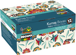 Nova Color Kumaş Boyası Seti 12 Renk x 30 ml.