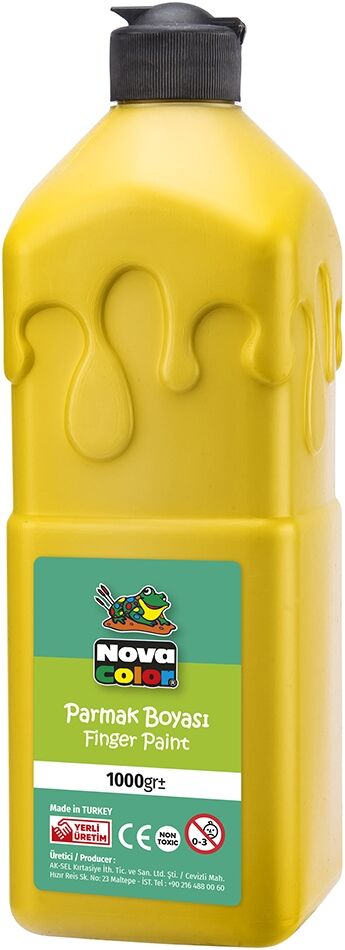 Nova Color Parmak Boyası 1000 Gr. Sarı