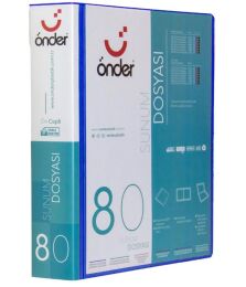 Önder Sunum Dosyası Önü Cepli A4 80'Li *** - 1