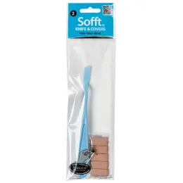 PanPastel Sofft Knife Covers Flat Set No:2 (Spatül ve Düz Sünger Başlıklar) 6 Parça - PanPastel