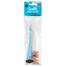 Panpastel Sofft Knife Covers Point Set No:4 (Spatül ve Üçgen Sünger Başlıklar) 6 Parça - 1