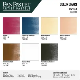 PanPastel Ultra Soft Pastel Boya Seti Portrait Set 7 Renk Portre Tonları - 3
