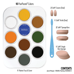 PanPastel Ultra Soft Pastel Boya Seti WILDLIFE PAINT J. MORGAN ST 10 Renk Vahşi Yaşam Tablosu - Jason Morgan Seti - 2