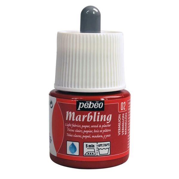 Pebeo Marbling Ebru Boyası 45 Ml. 02 Vermilion