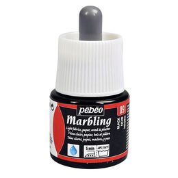 Pebeo Marbling Ebru Boyası 45 ml. 09 Black