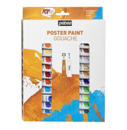 Pebeo Pop Art Guaj Boya Seti 24 Renk - Pebeo