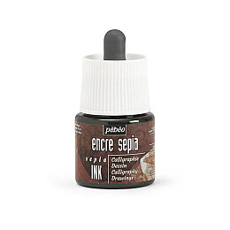 Pebeo Sepia Ink Kaligrafi ve Desen İçin Akrilik Mürekkep 45 ml. - Pebeo