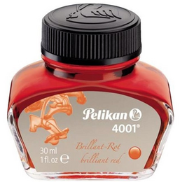 Pelikan 4001 Dolma Kalem Mürekkebi 30 ml. KIRMIZI