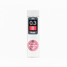 Pentel Ain Stein Min (Mekanik Kurşun Kalem Ucu) 0.3 mm B 15'li Tüp - 1