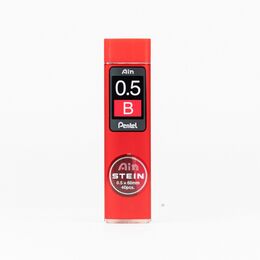 Pentel Ain Stein Min (Mekanik Kurşun Kalem Ucu) 0.5 mm B 40'lı Tüp - 1