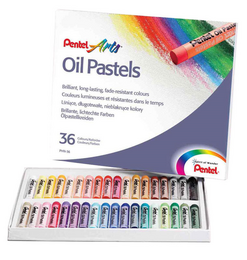 Pentel Arts Oil Pastels Yağlı Pastel Boya Seti 36 Renk