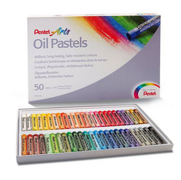 Pentel Arts Oil Pastels Yağlı Pastel Boya Seti 50 Renk
