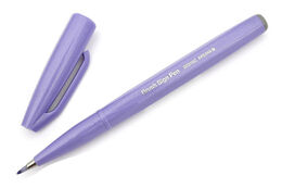 Pentel Fude Touch Brush Sign Pen Fırça Uçlu Kalem BLUE VIOLET