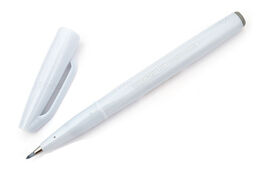 Pentel Fude Touch Brush Sign Pen Fırça Uçlu Kalem LIGHT GRAY