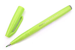 Pentel Fude Touch Brush Sign Pen Fırça Uçlu Kalem LIGHT GREEN