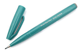 Pentel Fude Touch Brush Sign Pen Fırça Uçlu Kalem TURQUOISE GREEN