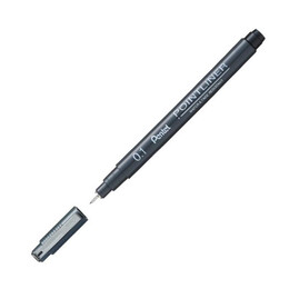 Pentel Pointliner Fiber Uçlu Teknik Çizim Kalemi 0.1 mm. - 1