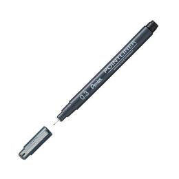 Pentel Pointliner Fiber Uçlu Teknik Çizim Kalemi 0.3 mm.