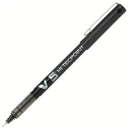 Pilot V5 Hi-Tecpoint 0.5 mm. İğne Uçlu Kalem SİYAH