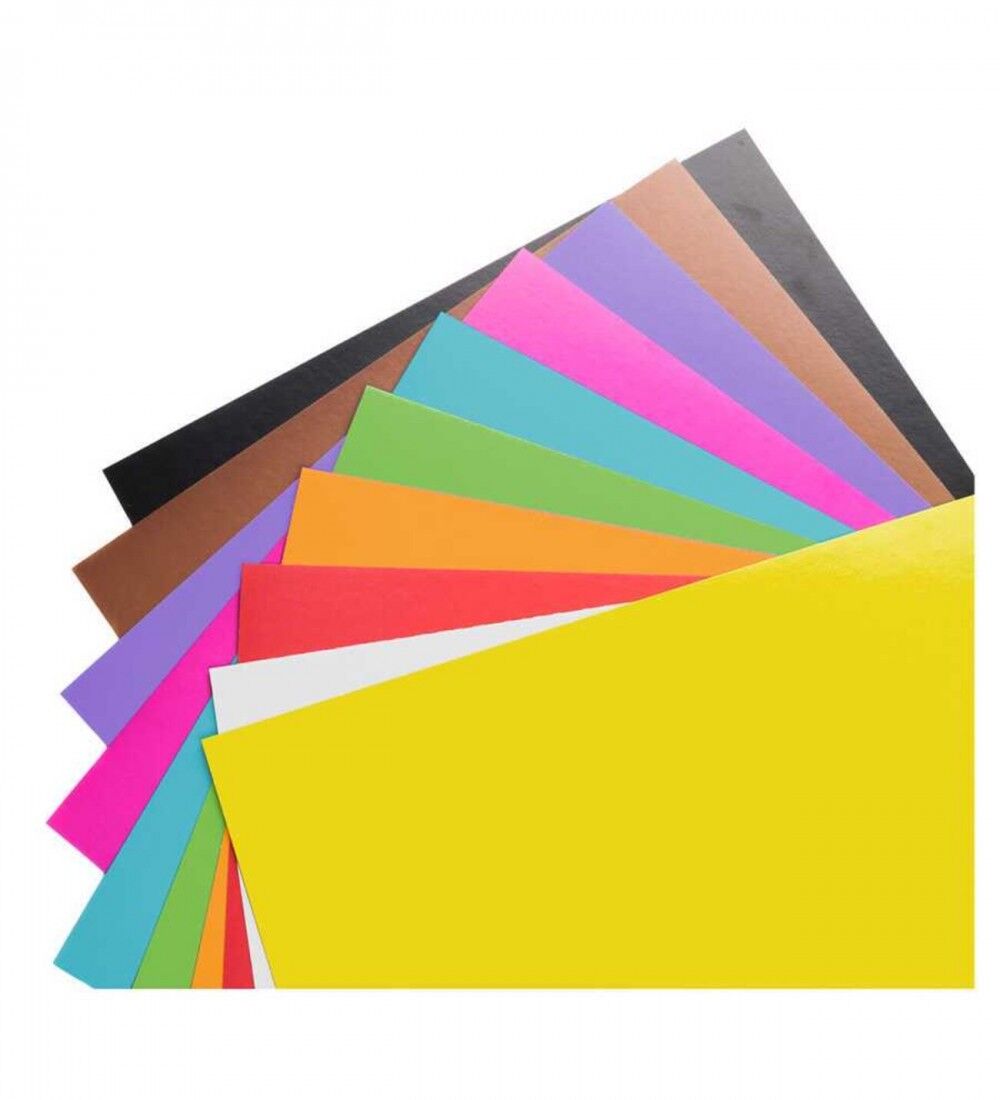 Pin Fon Kartonu 50x70 Cm. 10 Renk Karışık